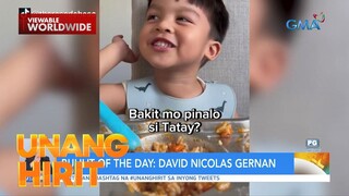 #UHBulilitOfTheDay— David Nicolas Gernan | Unang Hirit
