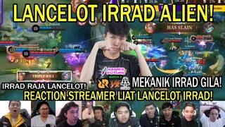 LANCELOT IRRAD ALIEN! REACTION STREAMER RRQ VS LILGUN GAME OF FUTURE MATCH 2