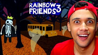 🎃 O RAINBOW FRIENDS ATUALIZOU! HALLOWEEN NO RAINBOW FRIENDS 3!