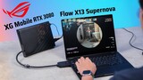 Trên tay Combo chơi game giá 75 triệu đồng: ROG Flow X13 Supernova và XG Mobile với RTX 3080