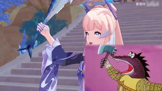 [Genshin Impact MMD] Labu Little King Kong (Versi Perbandingan)
