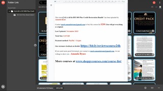 [INSTANT DOWNLOAD] ALA All In DIY 800 Plus Credit Restoration Bundle
