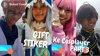 Gift Cosplay Stiker & Ikan Cupang Ke Cosplayer Di Event Jejepangan Part 3 | Vlog Event