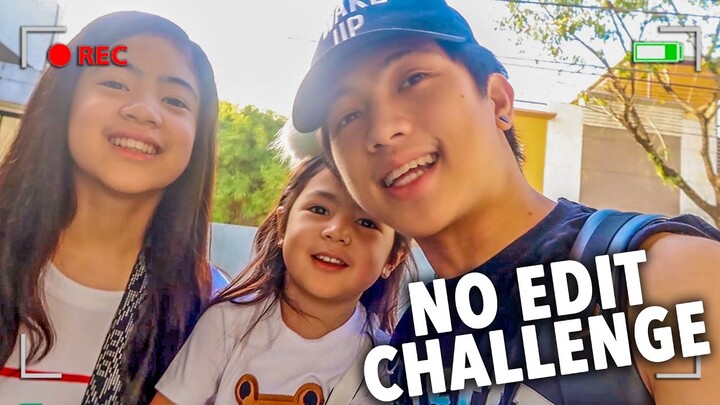 NO EDITING VLOG CHALLENGE!! | Ranz and Niana