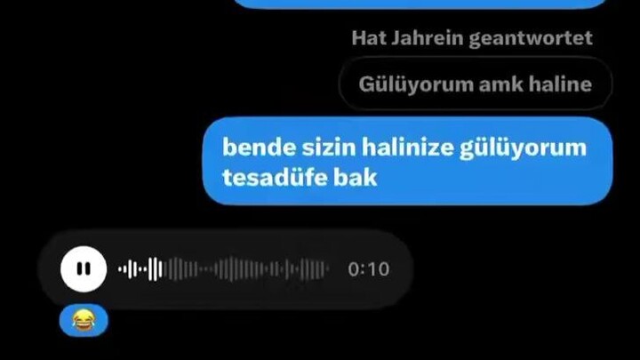 Jahrein twitter dm'den taciz ediyor
