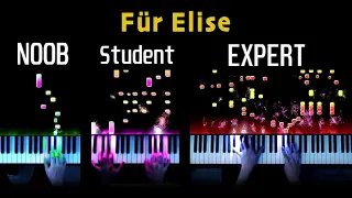 5 Levels of FÃ¼r Elise (Piano)
