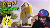Lets build GIANT STATUE of *DON MARKO* in Minecraft (SOBRANG ANGAS)