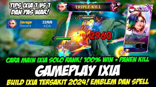 GAMEPLAY IXIA STARLIGHT❗ CARA MAIN IXIA TERBARU & BUILD IXIA TERSAKIT 2024❗ TUTORIAL IXIA TOP GLOBAL