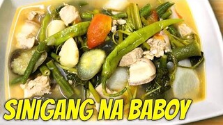 Hugas Bigas ang gamit ko sa pagluto ko ng SINIGANG NA BABOY / SIMPLY LOT LOT