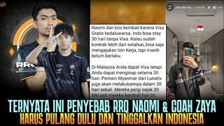 TERJAWAB! INI PENYEBAB RRQ NAOMI DAN COACH ZAYA PULANG TINGGALKAN INDONESIA