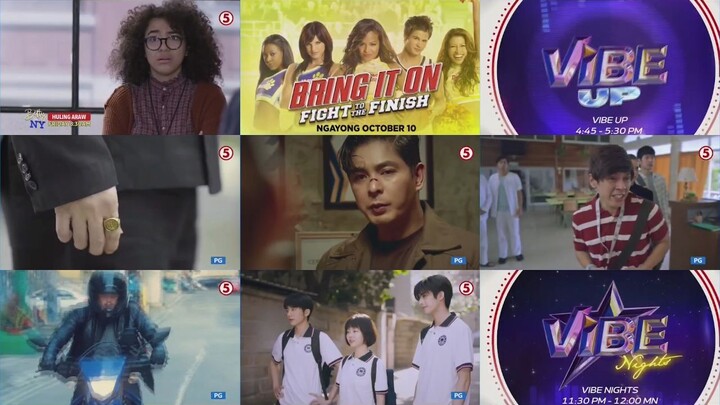 TV5 Commercial Break October 10, 2025 (Friday) (Betty sa en NY Ang Huling Araw)