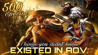 500 Special | Things You Didn't Know Existed In Arena of Valor | Part - 1 | Liên Quân Mobile | RoV
