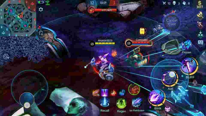 Akatski playsGusion god