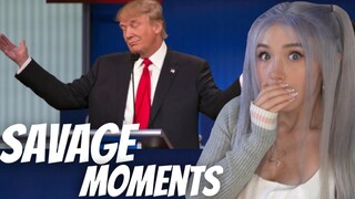 My First Time Watching Donald Trump - Savage Moments REACTION!!!