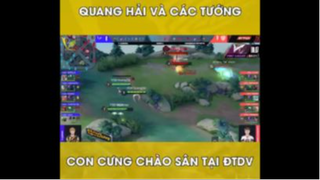 Quang hải và các tướng con cưng