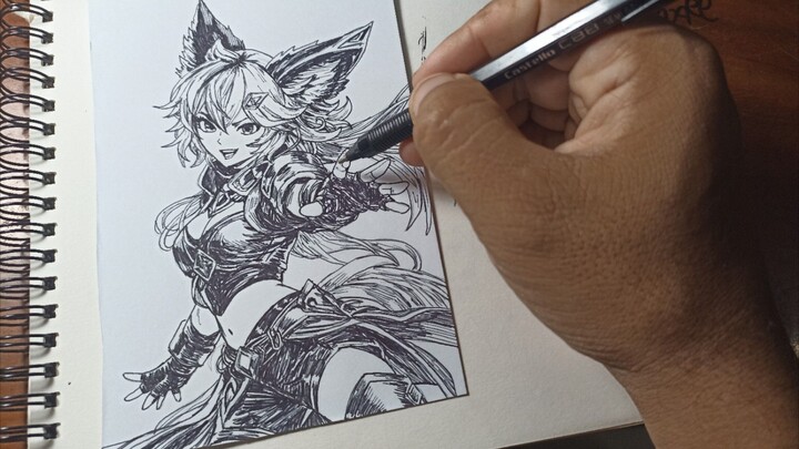 menggambar Joy MLBB
