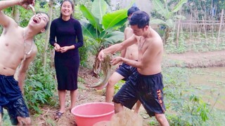 TRAI BẢN | GỎI TÉP NHẢY CÙNG MÓN THUỶ QUÁI OM DƯA NGON KHÓ CƯỠNG