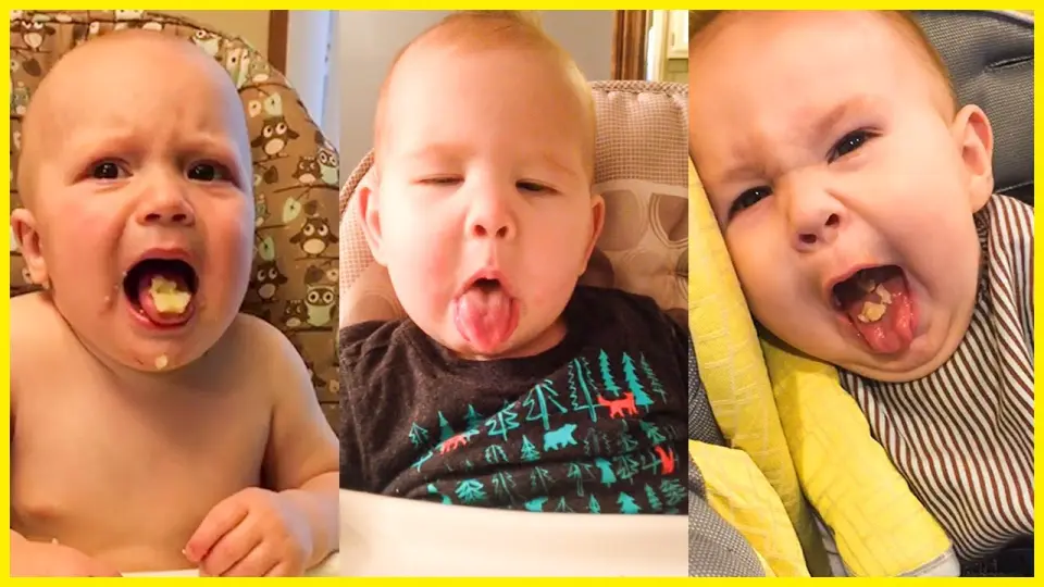 TRY NOT TO LAUGH! Babies Eating Fails 🥗🥗 5 Minute Fails - Bilibili