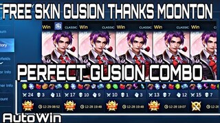 PERFECT GUSION HIGHLIGHTS in Mobile legends | SUPER FAST HAND (Nakaka LAKAS pag may free skin)