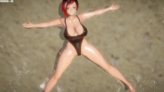 【MMD RWBY】 Ruby trên bãi biển :D