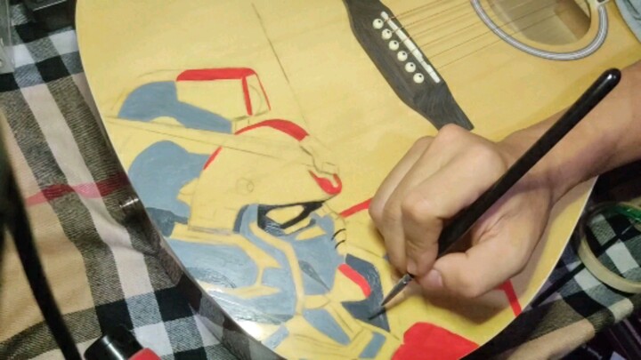 Painting on guitar, can you guess it??