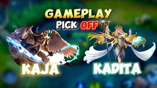 GAMEPLAY PICK OFF KAJA KADITA #1 #contentcreatormlbb #gameplaypickoffmlbb #wiamungtzy #kadita #kaja