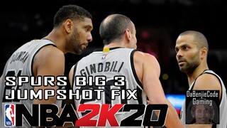 Spurs Big 3 Jumpshot Fix NBA 2K20