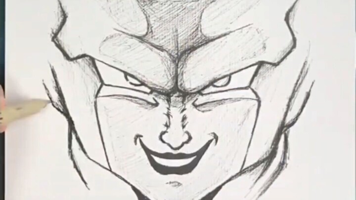 Pembukaannya menghancurkan aturan melukis! Gambar tangan Dragon Ball menggunakan "operasi anti-semes