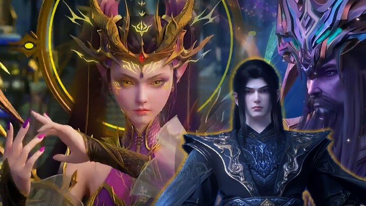 kedatangan Xiao Yan Membantu Ziyan Melawan 3 Raja Naga