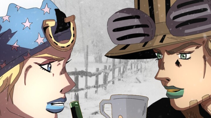 【JOJO】Animasi minum di salju