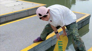 What exactly makes the continuous river jump, which everyone fails at, so difficult?