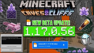 UPDATE! MINECRAFT VERSI 1.17.0.56 TERBARU! | NEW UI EXPERIMENTAL MENU + LAVA AQUIFERS + INTERFACE!