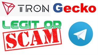 TronGecko Telegram_bot Scam or legit I TronGecko Review I Tron Gecko scam or legit