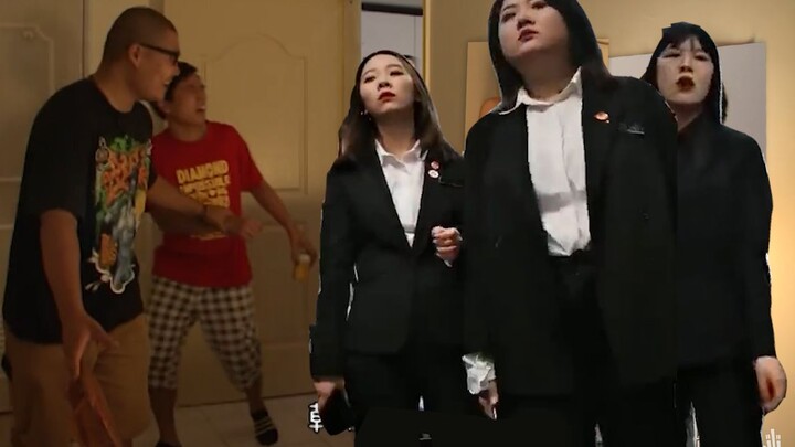 查寝查到杰哥家