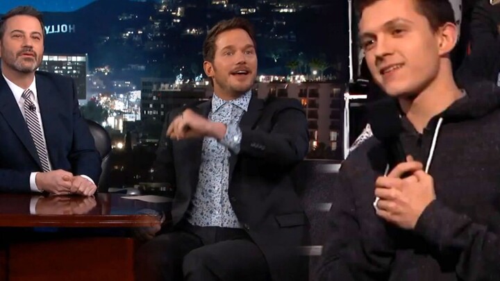 Holland asked Star-Lord, "Who is your favorite actor?" Star-Lord's answer made the smile on his brot