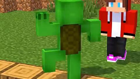 HELP Girl Hole In The Wall - Minecraft Maizen Animation #shorts #minecraft #maizen #bones