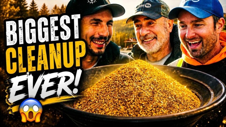 Parker Schnabel Hits the Biggest Gold Cleanup of His Mining Career! _ GOLD RUSH#