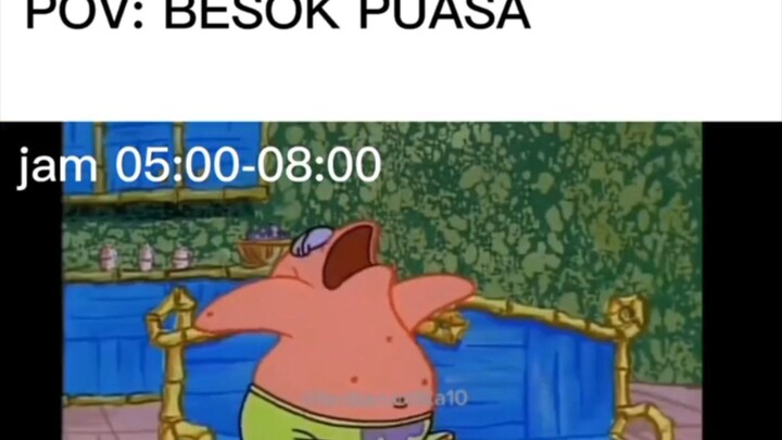 Ramadhan Tiba Versi Spongebob Squarepants!!