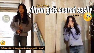 (ENG, IND) Cho Yi Hyun jumped & screamed in interview of mmtg 🤣 #allofusaredead #namra #suhyeok