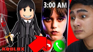 Roblox Don't Call At 3AM Pero Si Wednesday ADAMS!? (Di AKO NATAKOT! 💪😤🦁)