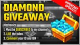IMPORTANT UPDATE! Skin Giveaway is now Diamond Giveaway | Mobile Legends