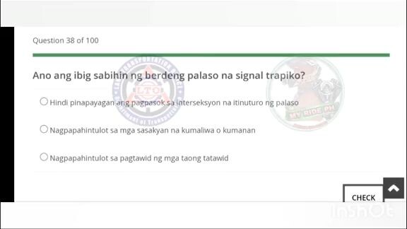 LTO QUESTIONS FOR EXAMINATION