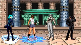 MUGEN KOF：DominoBertha And Ariya VS ExileHaiaosi And Rozwel