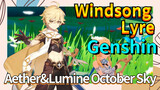 [Genshin, Windsong Lyre] Aether&Lumine "October Sky"