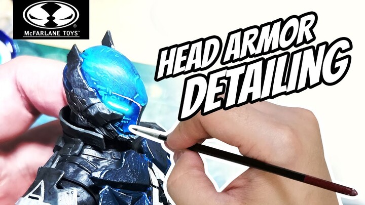 Head Armor Detailing! Mcfarlane Toys the Arkham Knight | Ralph Cifra