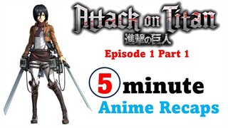 ATTACK ON TITAN EPSIODE 1 RECAP & ANALYSIS