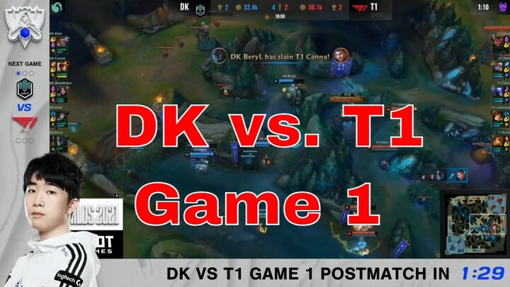 DK vs. T1 | Semifinals Day 1 Game 1 Highlight | Worlds 2021