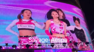 ครั้งแรกที่เข้าร่วมการแข่งขันเต้น Kpop (Savage(remix)-aespa)