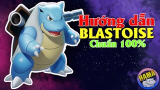 Hướng Dẫn BLASTOISE Trong POKEMON UNITE Combo Skill và Trang Bị