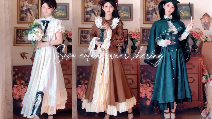 An elegant young lady’s autumn outing outfit! The British style is the perfect finishing touch~ Autu
